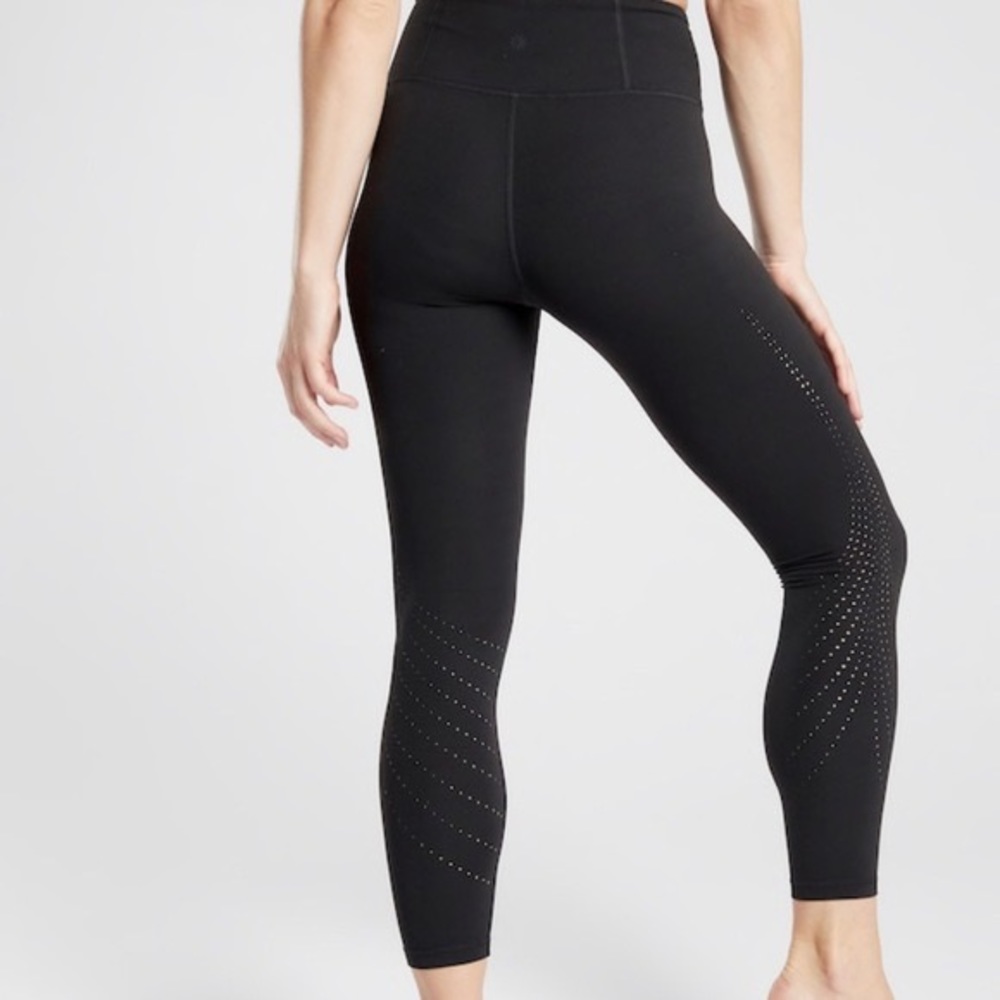 Athleta Elation 7/8 laser cut tight